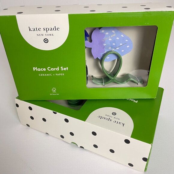 Kate Spade X Target Ceramic & Paper Place Card Set for 8  (2 Boxes) - Picture 1 of 9
